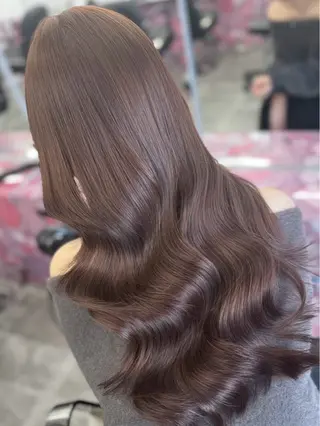 ロング カラー 💍モテる艶髪 透明感カラー💖のヘアスタイル