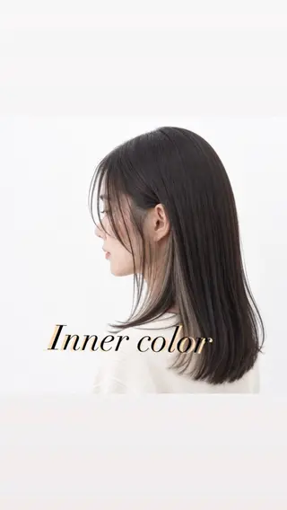 セミロング 野村安芸 /特殊パーマのヘアスタイル