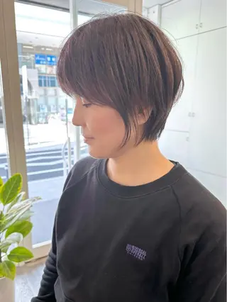 ショート 福本 可奈子のヘアスタイル