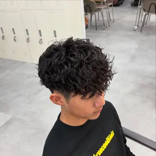 パーマ メンズ おくにし はなのヘアスタイル