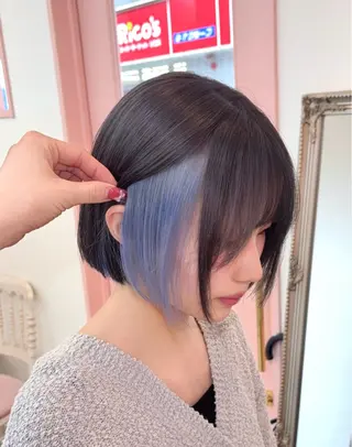 ショート カラー 韓国ヘア🎀マイカ| 新大久保のヘアスタイル