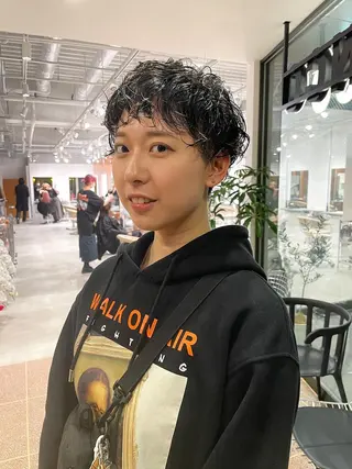 パーマ 🐰カットモデル募集 🐰大場杏里🐰のヘアスタイル