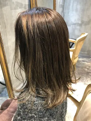 ミディアム 七尾 彰観のヘアスタイル