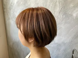 ショート カラー 縮毛矯正&髪質改善 ⭐️OGUのヘアスタイル