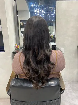 セミロング カラー ヘアアレンジ FAAM Tsuneのヘアスタイル