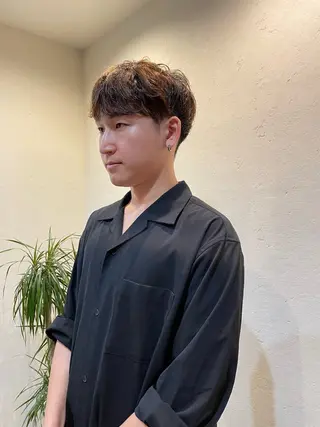 ショート メンズ 渋谷 留菜のヘアスタイル
