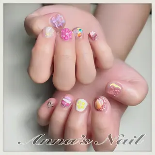 ネイル 清口 杏奈のネイルデザイン