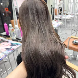 ロング カラー ヘアアレンジ ブリーチなしカラー /新百合ヶ丘/安形翔のヘアスタイル