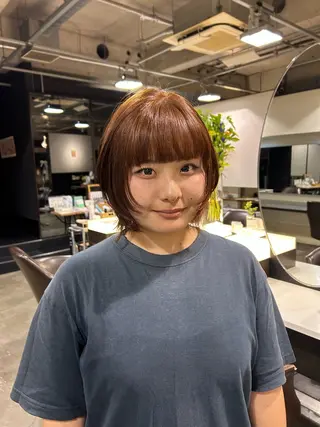 ショート レイヤー✨パーマ 🌙 nanacoのヘアスタイル