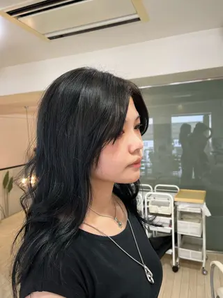 セミロング 神崎 一洋のヘアスタイル