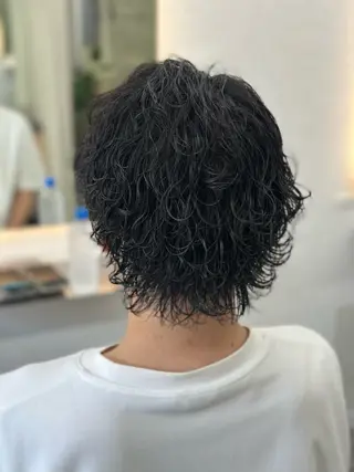 パーマ メンズ メッシュパーマ支持率 ◎大宮/隼也のヘアスタイル