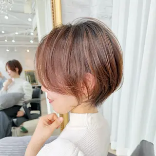 ショート 似合わせカット/心斎 橋/ヘアセットのヘアスタイル