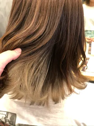 ミディアム カラー パーマ ヘアアレンジ メンズ ❤️可愛いハイトーン を造る❤️AKIRAのヘアスタイル
