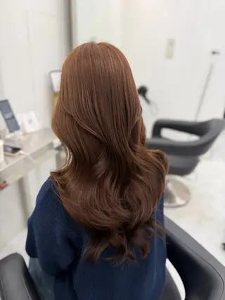 ロング カラー ヘアアレンジ 透明感カラー🎀艶髪 Anju/渋谷🎀のヘアスタイル