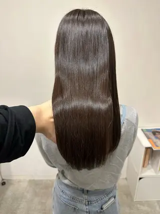 ロング 地毛風酸性縮毛矯正 /木原崇了のヘアスタイル