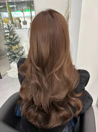 ロング カラー Ardore 韓国風カラー大阪のヘアスタイル