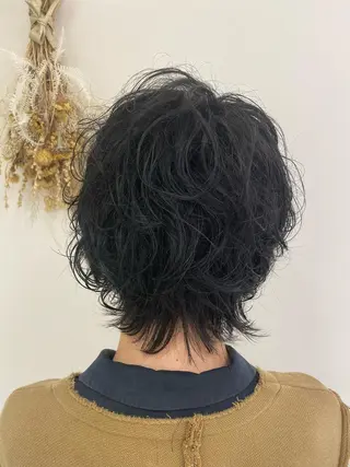 パーマ メンズ 銀座メンズ専門🖤 叶奈々のヘアスタイル