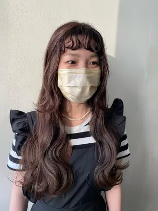 セミロング パーマ フレンチボブパーマ Yuukiのヘアスタイル