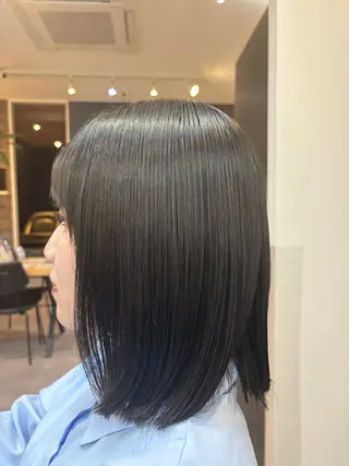 ショート ✨髪質改善カラー✨ ストレート☔脇田のヘアスタイル