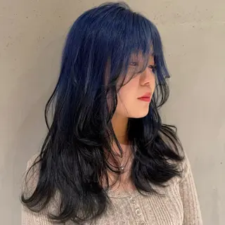 セミロング カラー ハイトーン/ブリーチ /ボブ特化/SOMAのヘアスタイル
