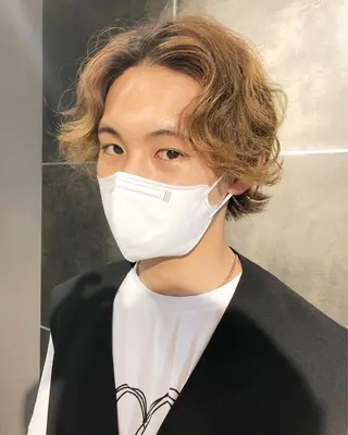 パーマ ヘアアレンジ メンズ メンズ特化✂️栗原 侑也のヘアスタイル