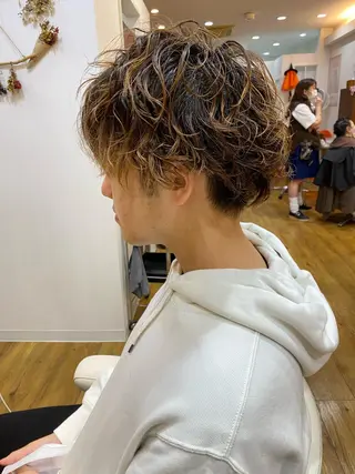ショート メンズ 原田 涼矢のヘアスタイル