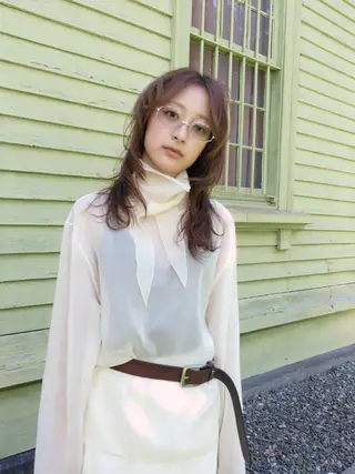 セミロング 奥野 涼香のヘアスタイル