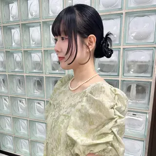ヘアアレンジ 広香🪽ハイトーン/ レイヤー/ヘアセットのヘアスタイル