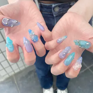 ネイル Nail ヌシん家 AKANEのネイルデザイン