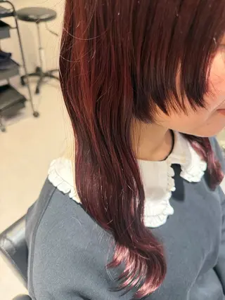 セミロング カラー 小白井 由美のヘアスタイル
