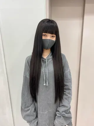 ロング 韓国ヘア🩶리나🤍 りぴのヘアスタイル