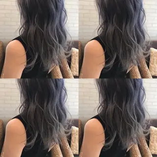 ロング カラー 浅川 実行のヘアスタイル