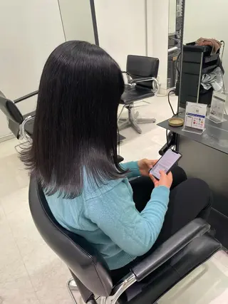セミロング カラー キッズ オトナヘア🌸 harukaのヘアスタイル