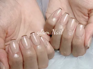 ネイル エツメ💅 長さ出し🎀デザインのネイルデザイン