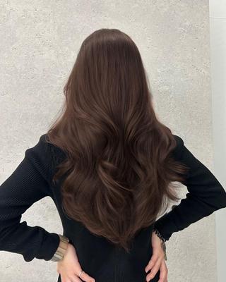 ロング レイヤーカット 🇰🇷🩶福岡天神のヘアスタイル