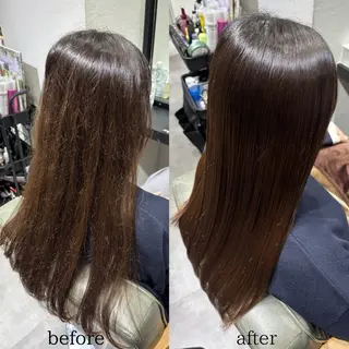 ロング ✨似合わせボブ✨ 縮毛矯正のヘアスタイル