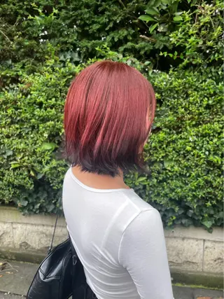 ミディアム ))ブリーチ特化(( 渡邉 怜のヘアスタイル