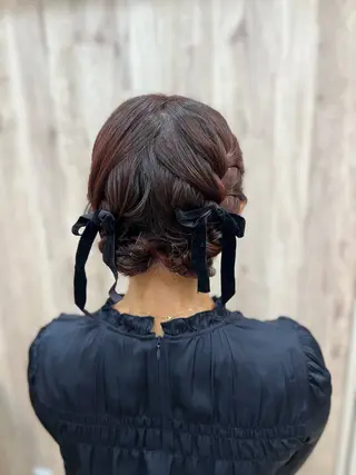 ヘアアレンジ ヘアメイクネイリスト hidemi中目黒のヘアスタイル