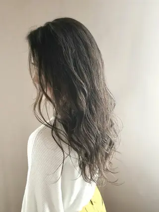 ロング Ash 店長 山下達也のヘアスタイル