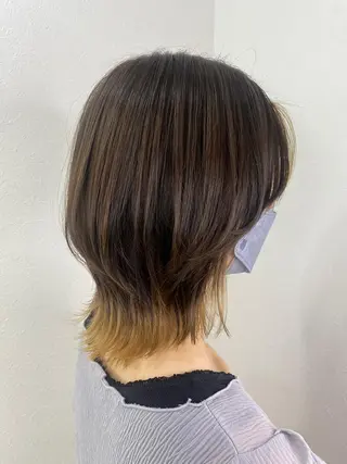 ミディアム MANAMI 🥀ウルフカットのヘアスタイル