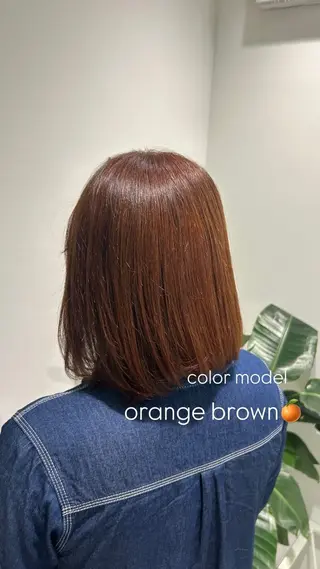 カラー 若尾 陽菜のヘアスタイル
