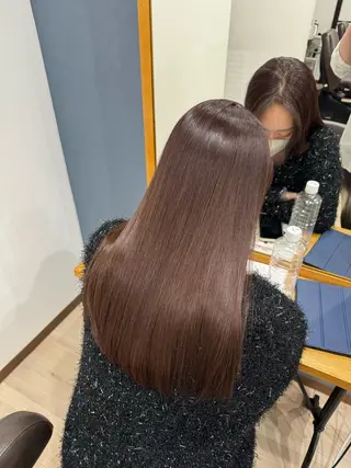 ロング カラー 田巻 瑞穂のヘアスタイル