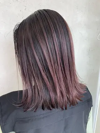 ミディアム カラー パーマ ヘアアレンジ 💛カラー大人気💛 c i a t eのヘアスタイル