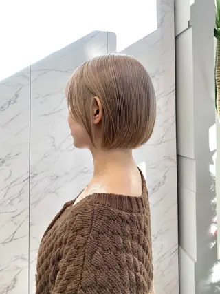 ショート カラー マツザキ マナトのヘアスタイル
