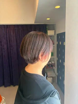 ショート カラー MAHAE 東芝のヘアスタイル