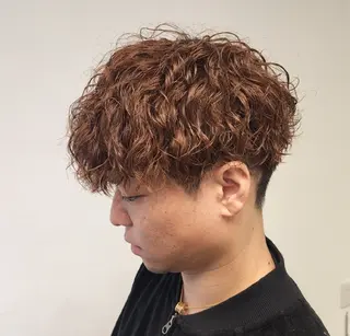 ショート パーマ メンズ カラー 【イケメン風パーマ】 SHOFYのヘアスタイル