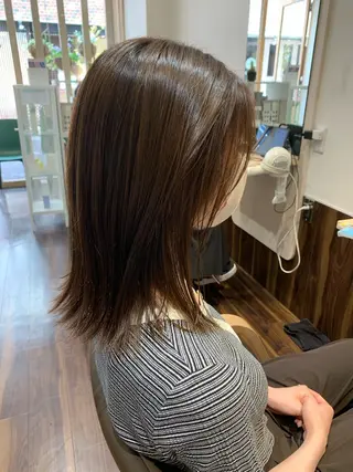 ミディアム 西山 大樹のヘアスタイル