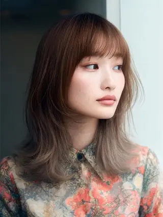 ミディアム 生艶髪&レイヤー🔔 渋谷お薦めNo.1✨のヘアスタイル