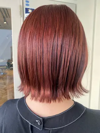 ミディアム カラー misa🫧ナチュラ ル縮毛矯正/髪質改善のヘアスタイル