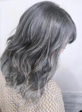 ミディアム カラー ヘアアレンジ アイラッシュ/美容室 個室/瀬戸 一菜のヘアスタイル
